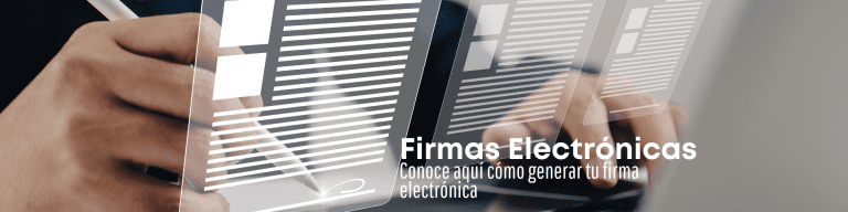 Instrucciones para crear firma electrónica